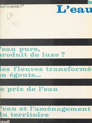 cover image of L'eau